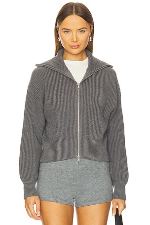 Tina Shaker Zip Up Cardigan 525 America