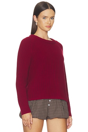 525 America Jane Pullover Sweater in Burgundy