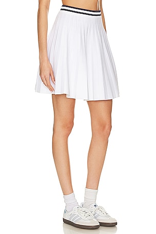 525 Larissa Pleated Tennis Skirt in White