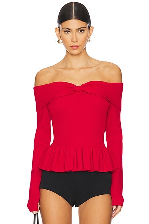 Morgan Off Shoulder Peplum Top 525