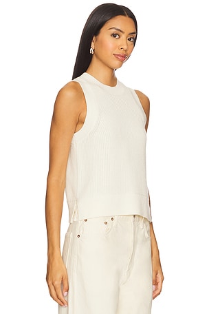 525 America Demi Tank in Cream. Size XS. Also