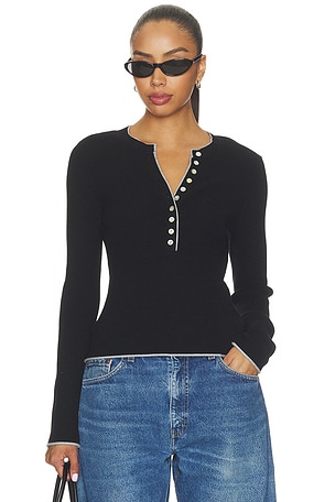 BLUSA HENLEY COM CAMADAS CANELADAS EMMELINE  525 America