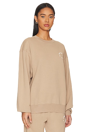 7 Days Active Monday Sweatshirt in Beige