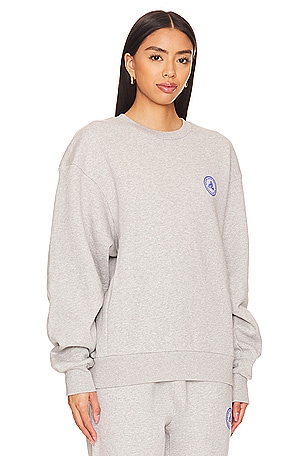 7 Days Active Organic Crewneck Sweatshirt in Grey