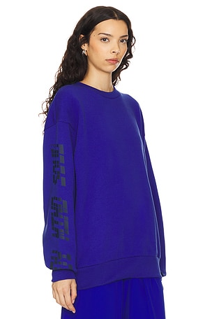 7 Days Active Organic Crewneck in Blue