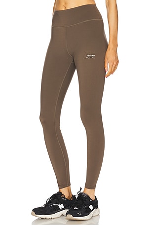 7 Days Active Signature Legging in Taupe
