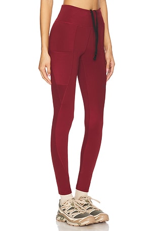 7 Days Active Performance Legging in Burgundy