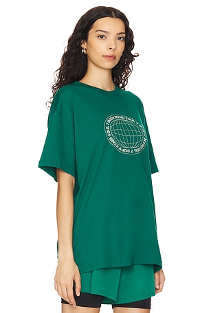 7 Days Active Organic Regular Fit Tee in Green