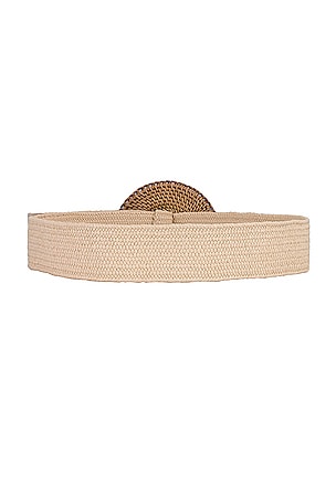 8 Other Reasons Woven Belt in Ivory in Ivory