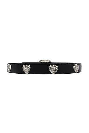 8 Other Reasons Western Heart Belt in Black