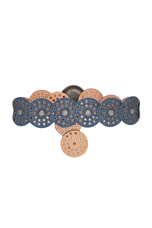 8 Other Reasons Montana Stallion Belt in Metallic Silver