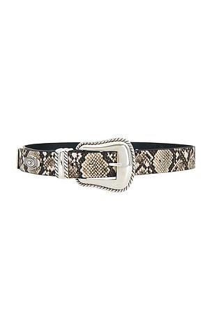 Snake Printed Belt With Silver Details 8 Other Reasons