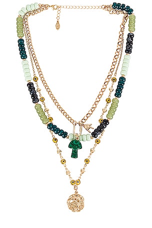 Green Scene Layered Necklace 8 Other Reasons