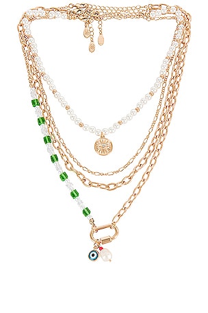 Multi Stone Layered Necklace 8 Other Reasons