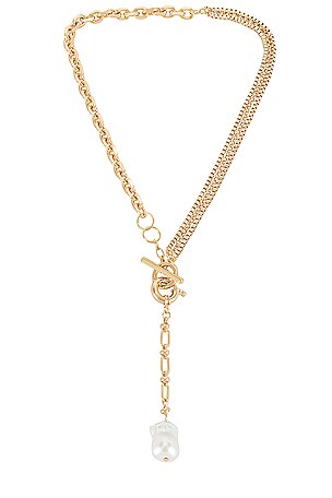 Pearl & Chain Lariat Necklace 8 Other Reasons