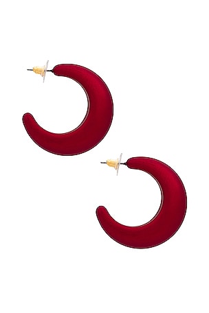 8 Other Reasons Hoop Earring in Red