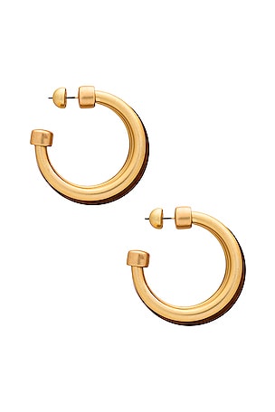 8 Other Reasons Hoop Earring in Metallic Gold