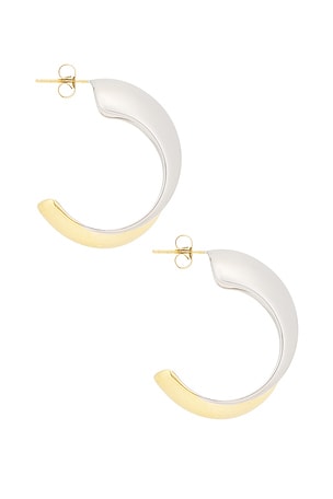 8 Other Reasons Hoop Earrings in Metallic Gold