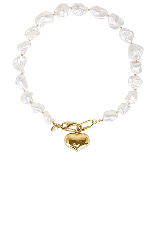 Pearl Chunky Heart Necklace 8 Other Reasons