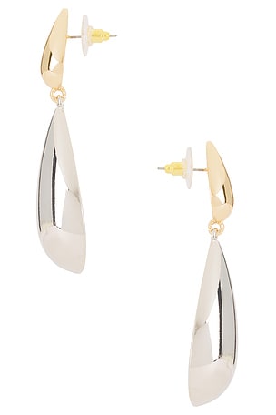 8 Other Reasons Delia Drop Earrings in Metallic Silver