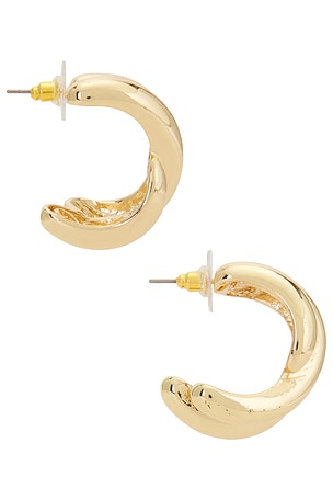 8 Other Reasons Stud Earrings in Metallic Gold
