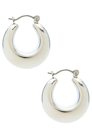 8 Other Reasons x REVOLVE Hoop Earring in Metallic Silver