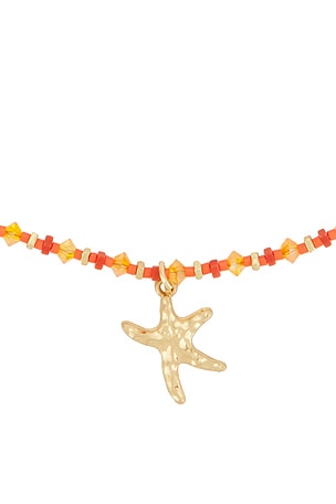 8 Other Reasons Mini Keys Choker in Orange