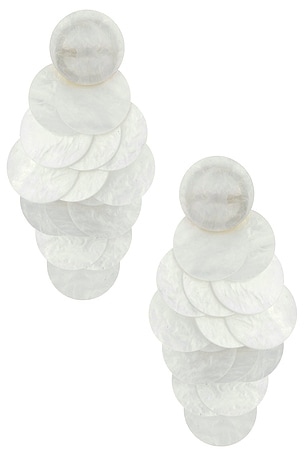 Irridescent Discs Statement Drop Earrings 8 Other Reasons