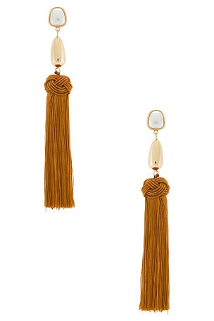 Orange Tassel Earrings 8 Other Reasons