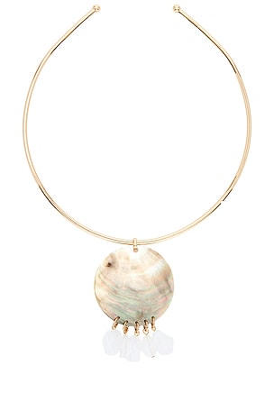 Iridescent Circle Pendant Choker 8 Other Reasons