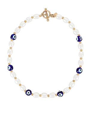 Beaded Evil Eye Toggle Necklace 8 Other Reasons