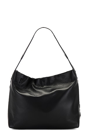 8 Other Reasons Woven Hobo Shoulder Bag in Black