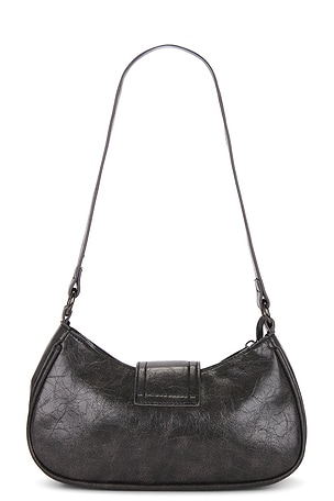 8 Other Reasons Vintage Buckle Shoulder Bag in Charcoal
