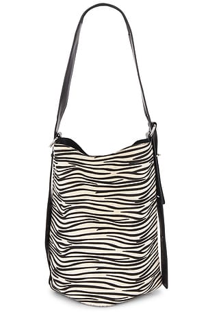 8 Other Reasons Nicole Bucket Bag in Black,White