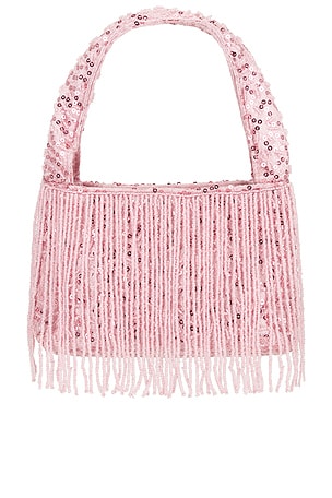 8 Other Reasons Compact Sequin Bag With Cascading Frin
