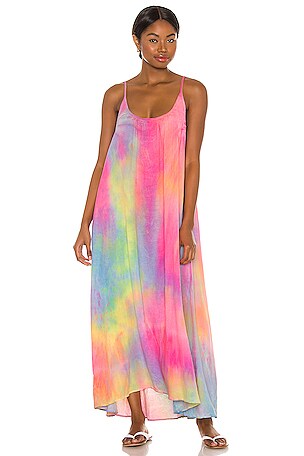 9 Seed Tulum Maxi Dress in Neon Tie Dye | REVOLVE