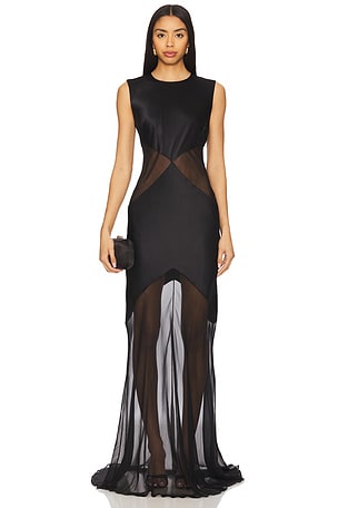 Abstract Sheer Gown Alejandra Alonso Rojas