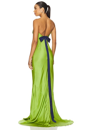 Open Back Gown With Bow Alejandra Alonso Rojas