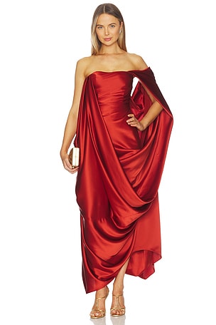 Draped Overlay Gown Alejandra Alonso Rojas