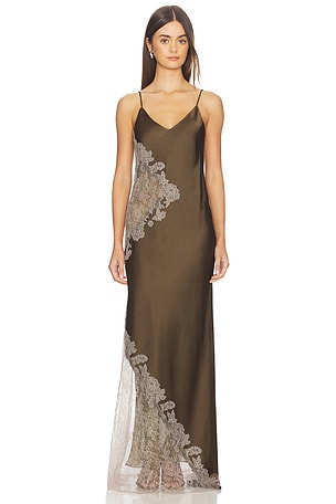 Amal Gown With Lace Combo Alejandra Alonso Rojas