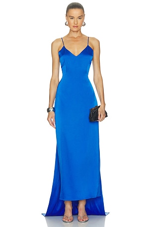 Fitted Sheath Dress With Removable Train Alejandra Alonso Rojas