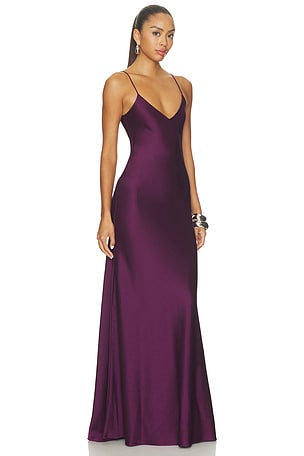Alejandra Alonso Rojas ROBE DE SOIRÉE BIAS en Violet