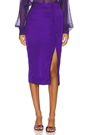 Raw Edge Pencil Skirt Alejandra Alonso Rojas