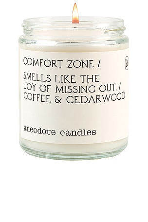 Comfort Zone Glass Jar Candle Anecdote Candles