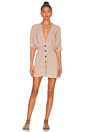 anna nata Danielle Dress in Dusty Brown | REVOLVE