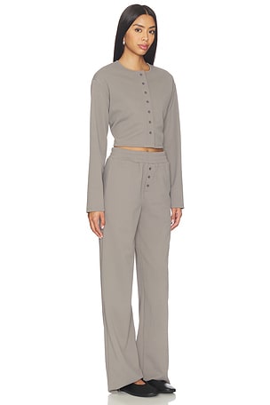 ALL THE WAYS Trina Lounge Set in Grey. Size XXS. Also