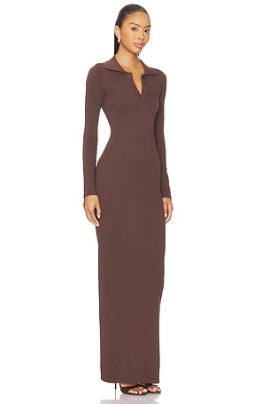 ALL THE WAYS Sonnet Maxi Dress in Brown