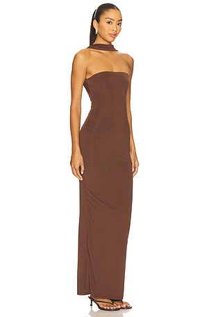 ALL THE WAYS Brissa Maxi Dress in Brown
