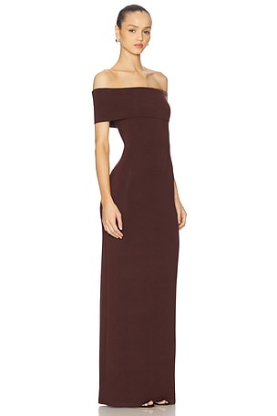 ALL THE WAYS Sienna Maxi Dress in Brown