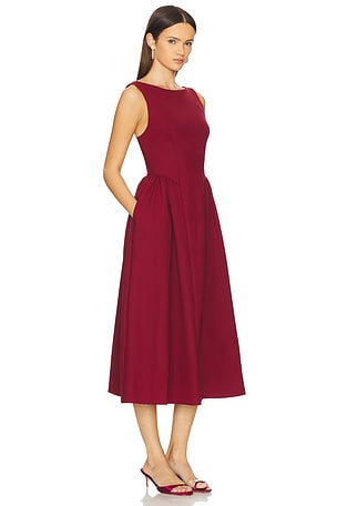 ALL THE WAYS Julie Maxi Dress in Burgundy